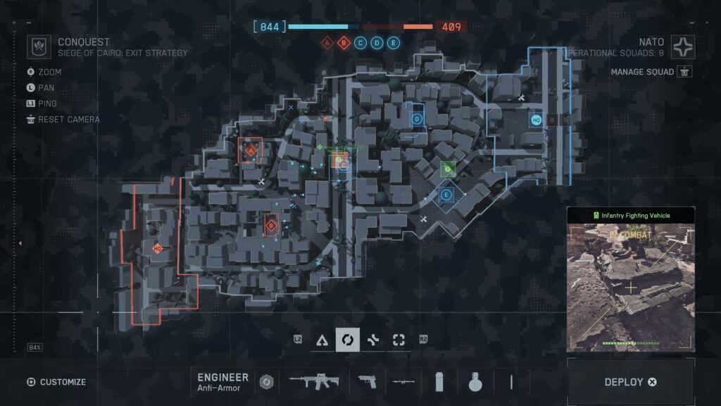 Maps in Battlefield 6, Siege of Cairo layout 