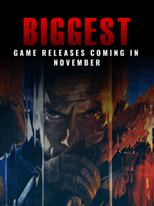 Collage of top November 2025 video games with dynamic action scenes and logos.