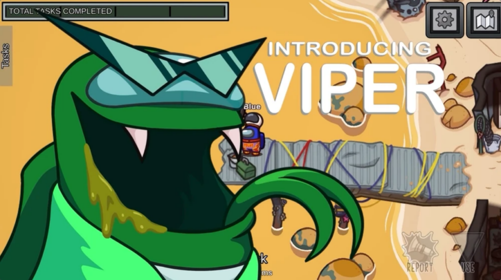 Among Us Viper Character