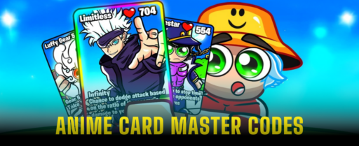 Anime Card Master codes banner