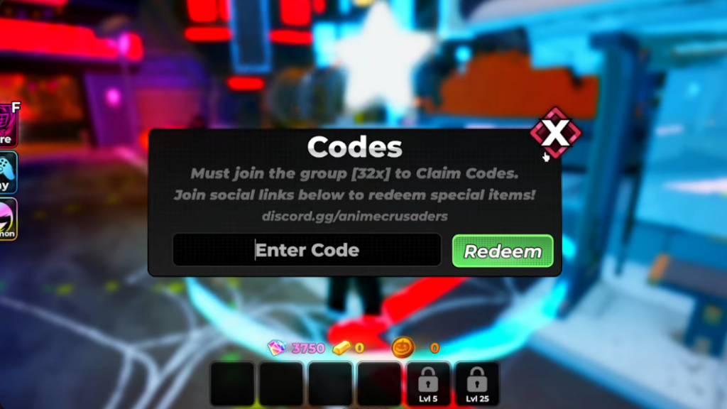 Anime Crusaders codes