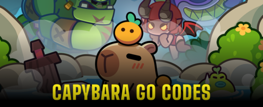 Capybara Go codes banner