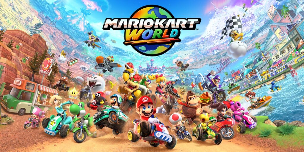 Mario Kart World nintendo switch 2 best 2p games