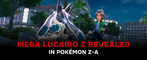Mega Lucario Z Pokemon Z-A Banner