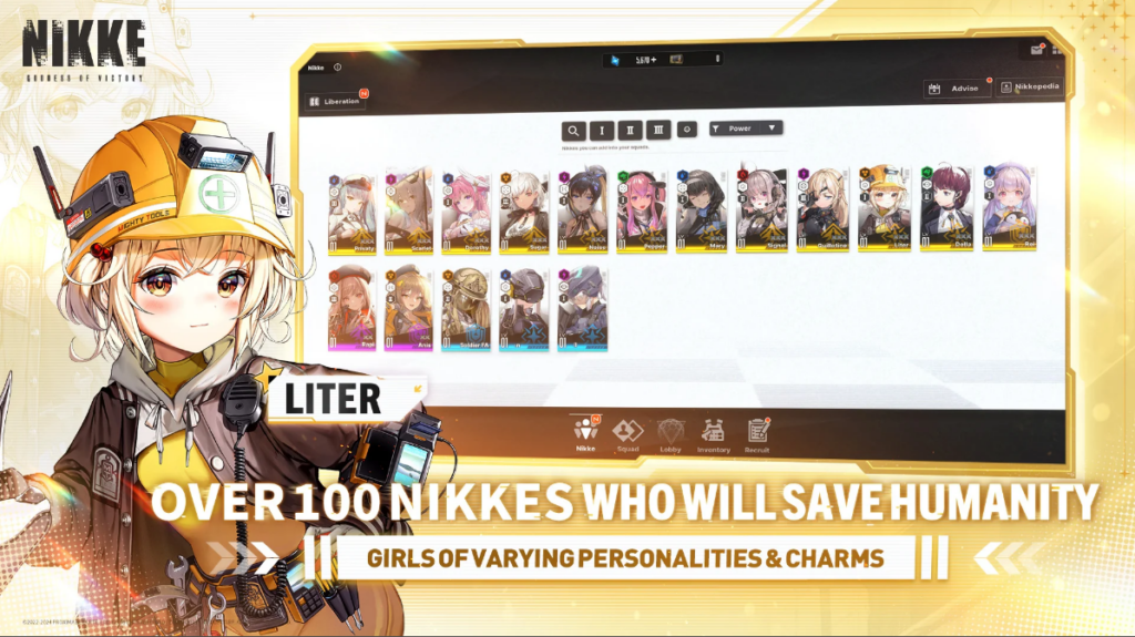 Goddess of Victory Nikke characters