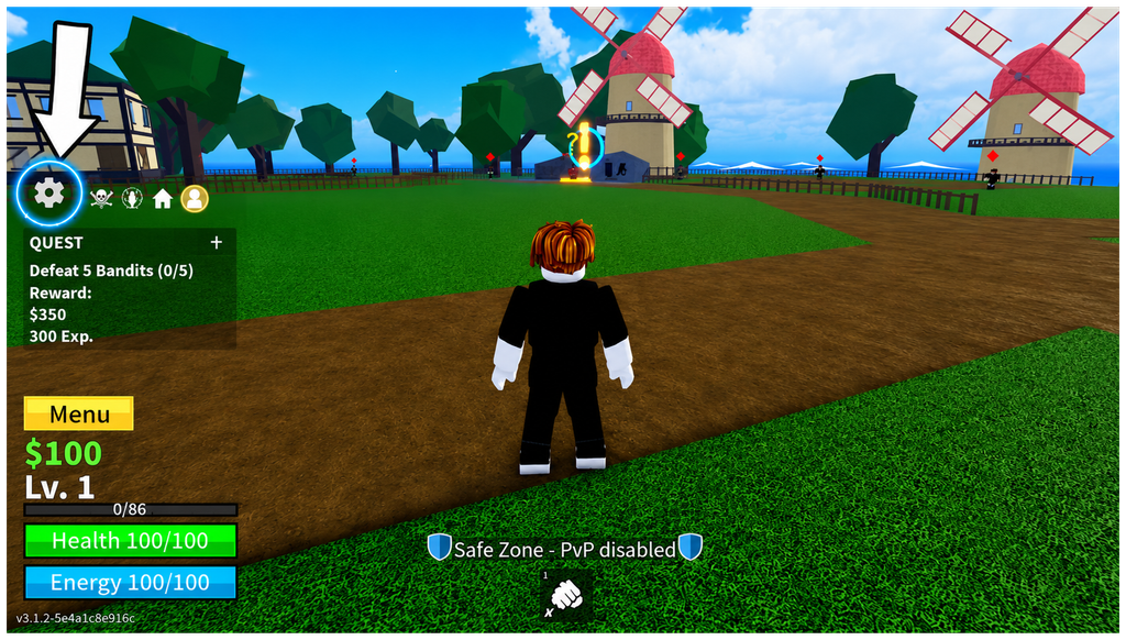 Blox Fruits codesredeem step 1