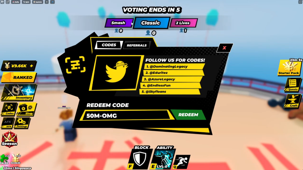 Anime Ball codes for February 2026 | Free Yen and Boosts