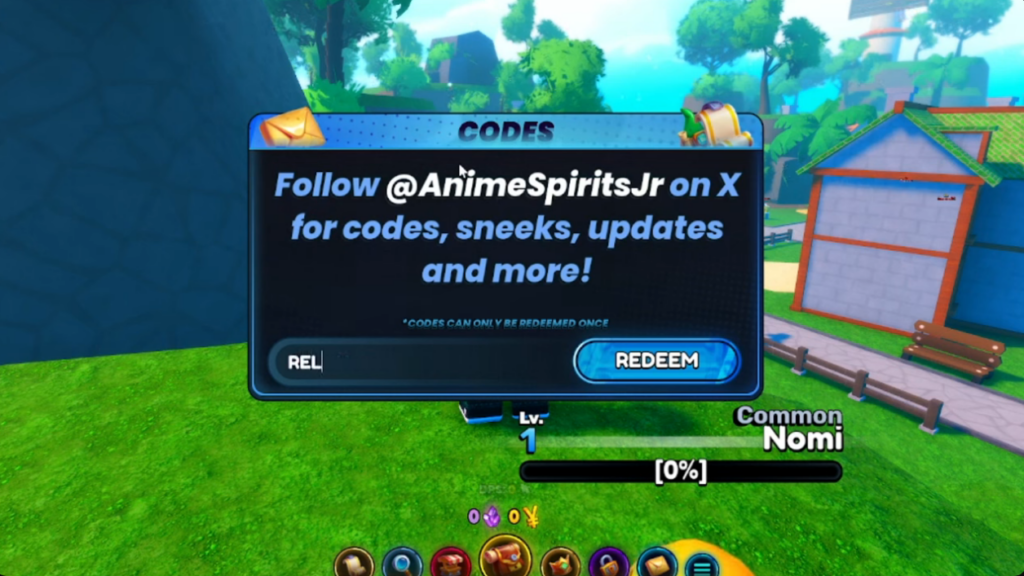 Anime Spirits codes