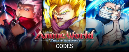 Anime World Tower Defense codes banner