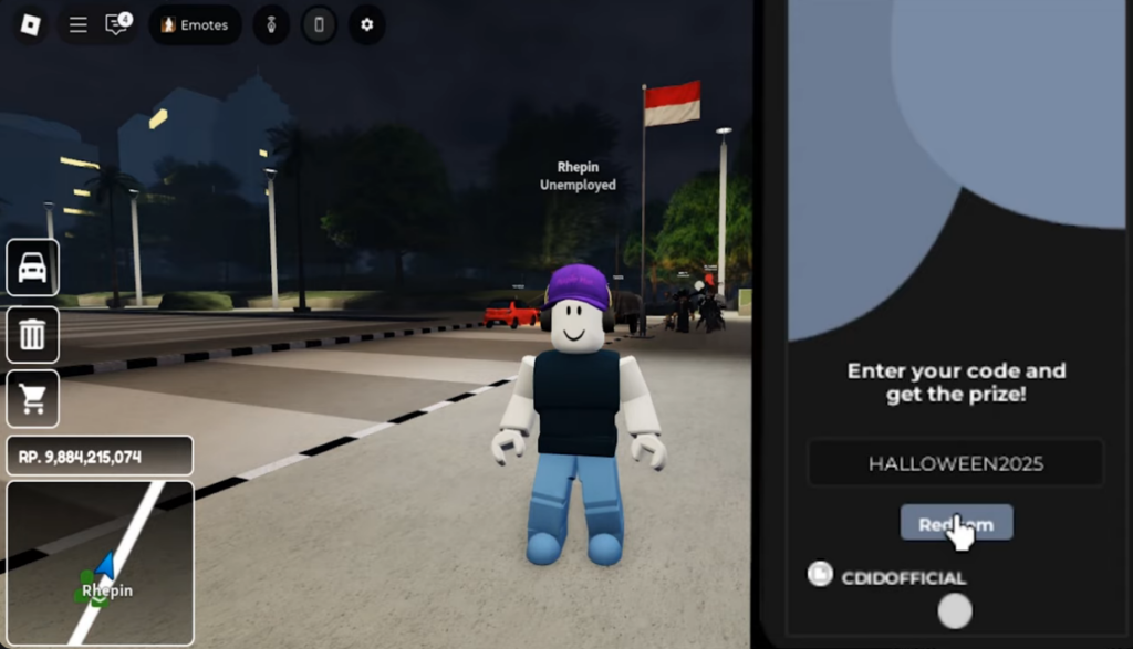 Car Driving Indonesia codes