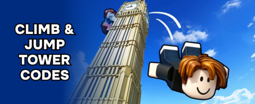 Climb and Jump Tower codes banner