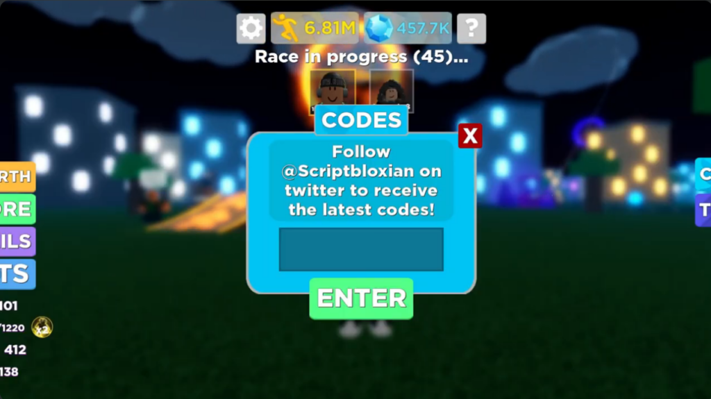 Legends of Speed codes