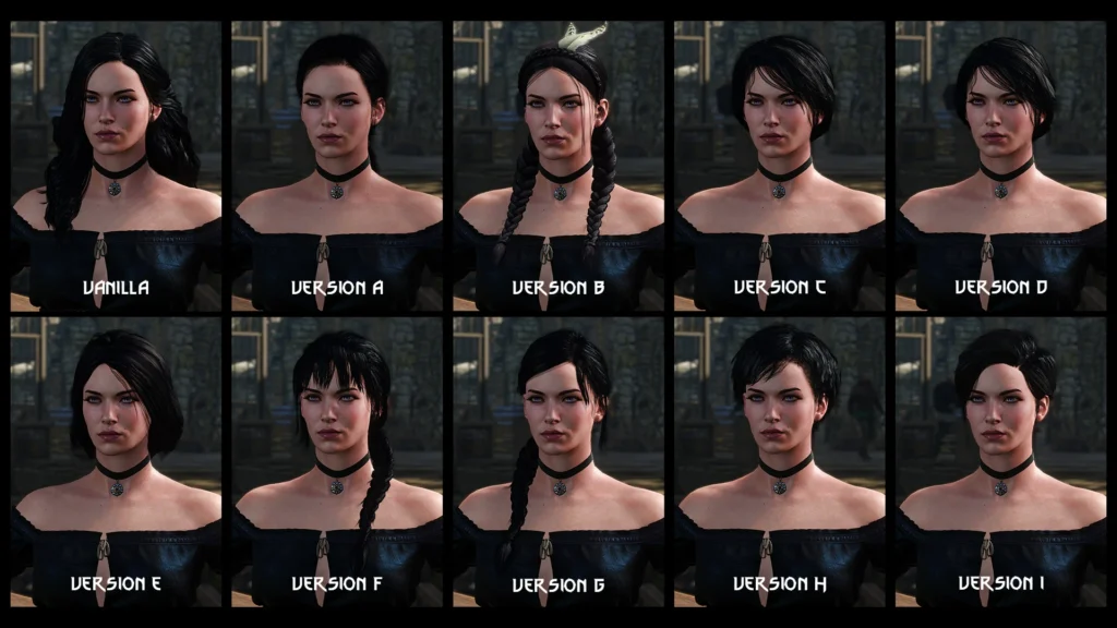 Witcher 3 Yennefer Hair Mod