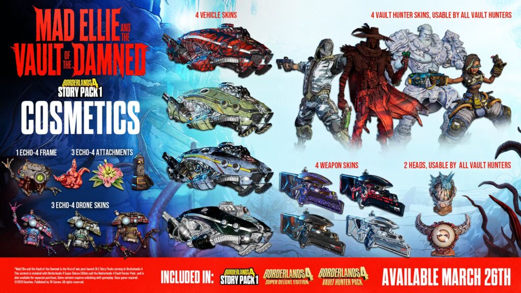  Borderlands 4 Story Pack 1 DLC content 
