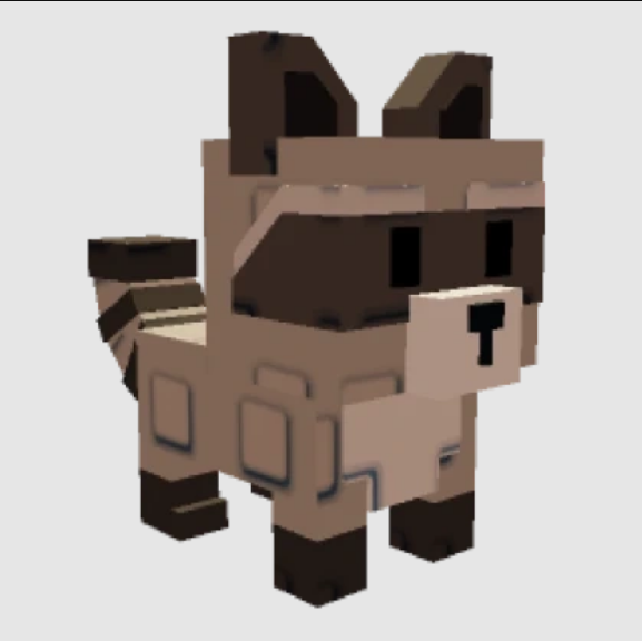 Grow a Garden Raccoon Pet