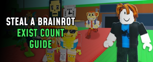 Steal a Brainrot Exist Count banner