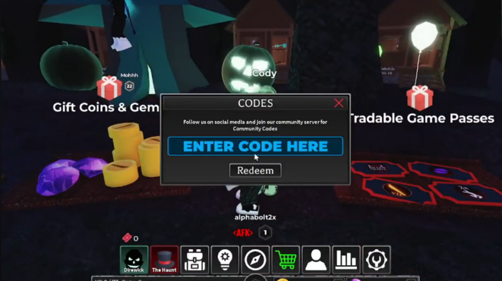 Survive the Killer codes