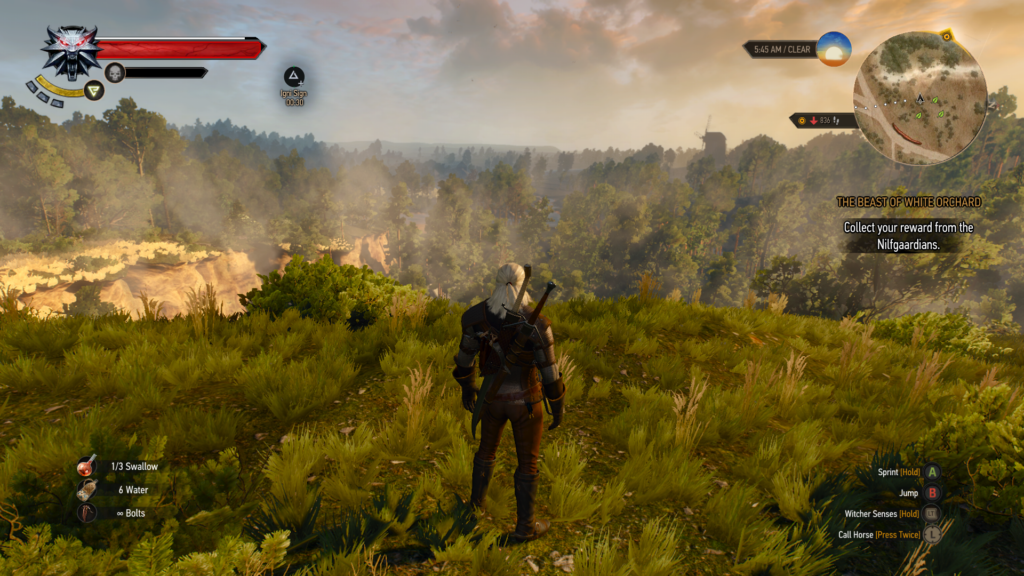 geralt witcher 3 gameplay