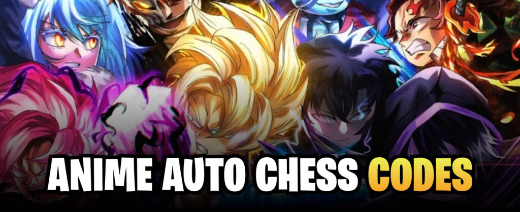 Anime Auto Chess codes banner