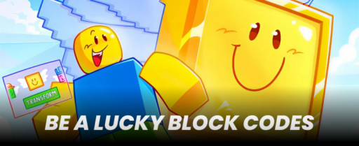 Be a Lucky Block codes banner