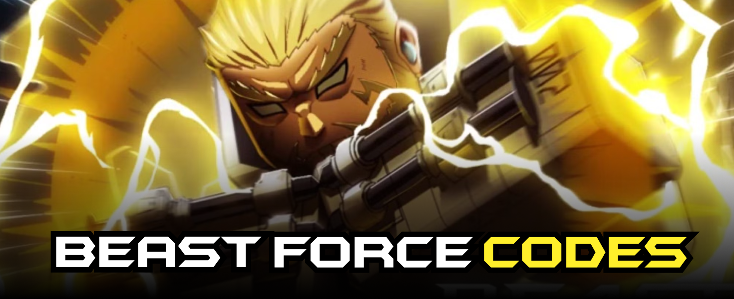 Roblox Beast Force Codes For May 2026 Free Rewards Beast Force Codes Banner 