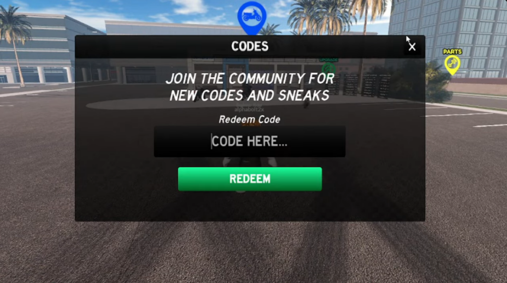 BikeWorld codes