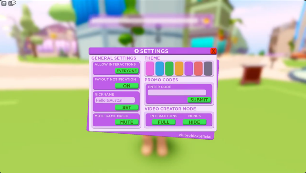 Club Roblox RP codes