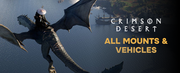 Crimson Desert Mounts vehicles