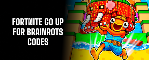 Fortnite Go Up for Brainrots codes banner