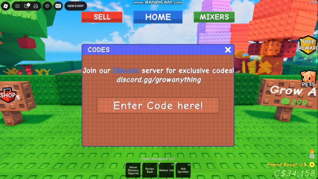 Grow Anything codes