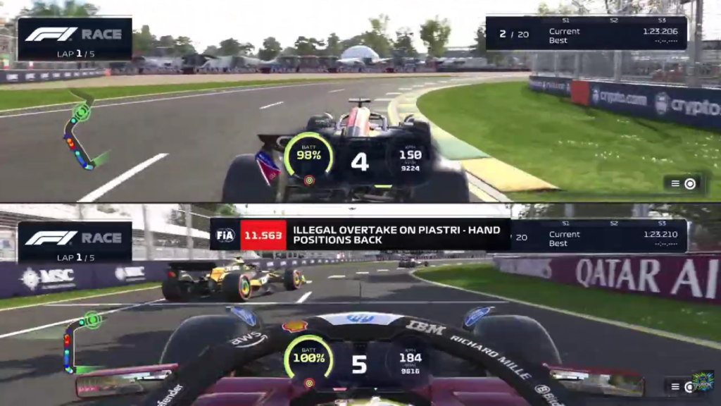F1 25 Split Screen