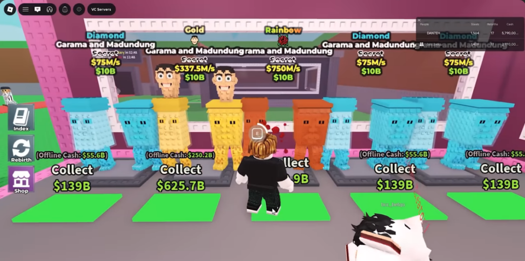 Steal a Brainrot Garama and Madundung Red Carpet