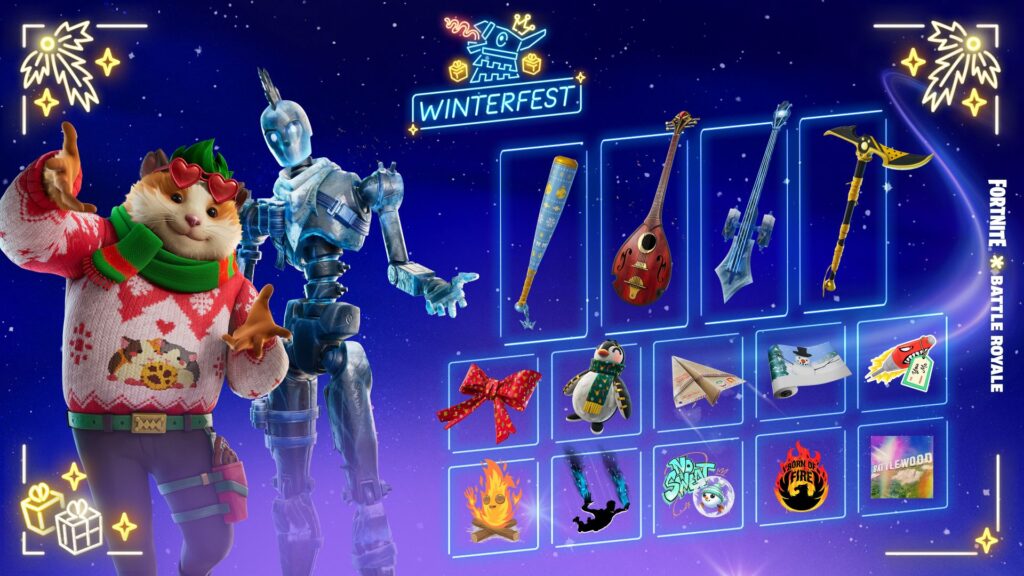 fornite winterfest rewards