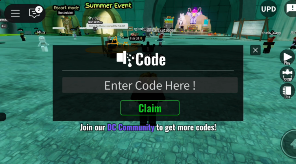 how to redeem dead sewers codes 