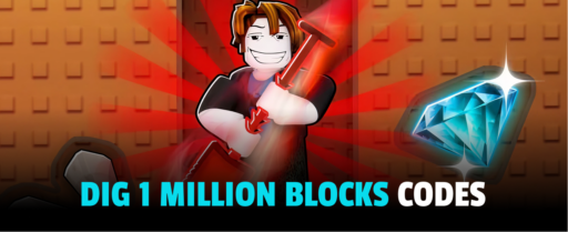 Dig 1 Million Blocks codes
