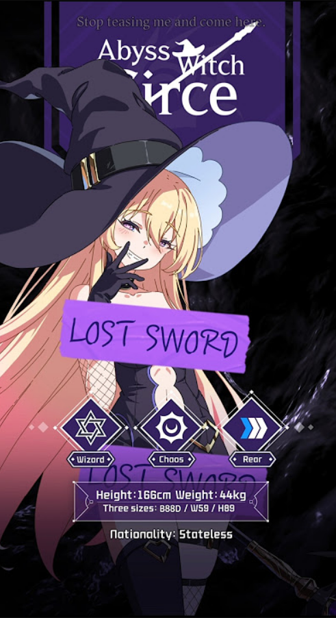 Lost Sword Circe character