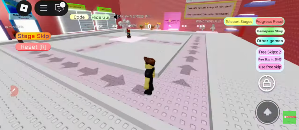 Effortless Tower game