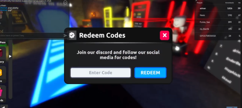 how to redeem Blades and Buffoonery Codes