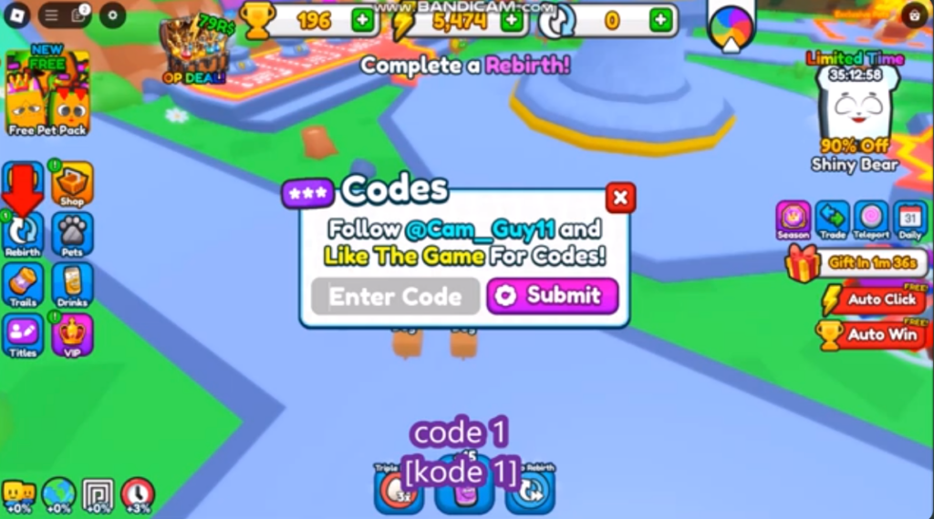 How to redeem Energy drink simulator codes 