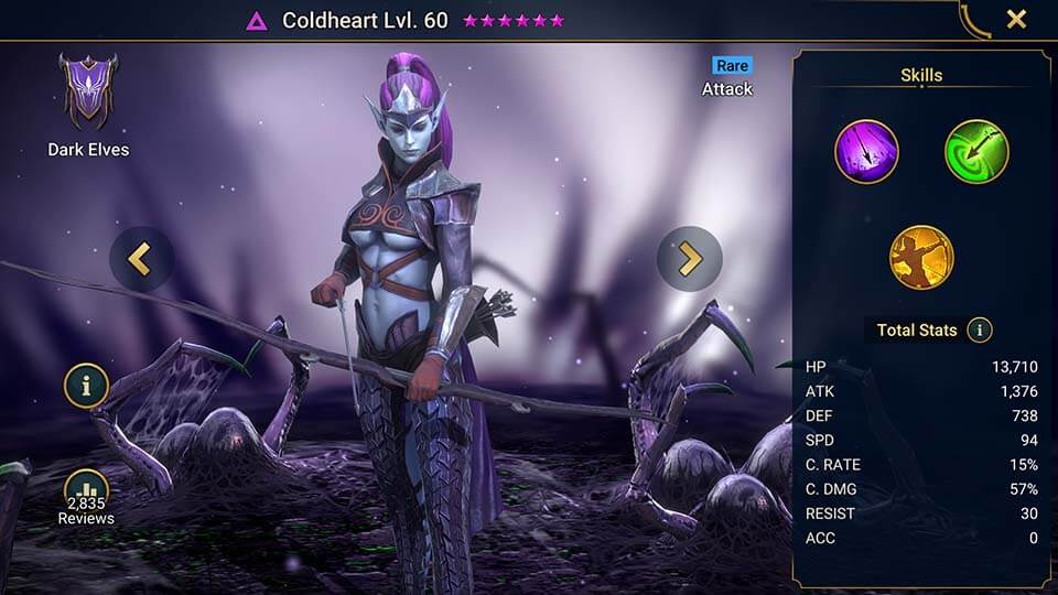 Coldheart: raid shadow legends 