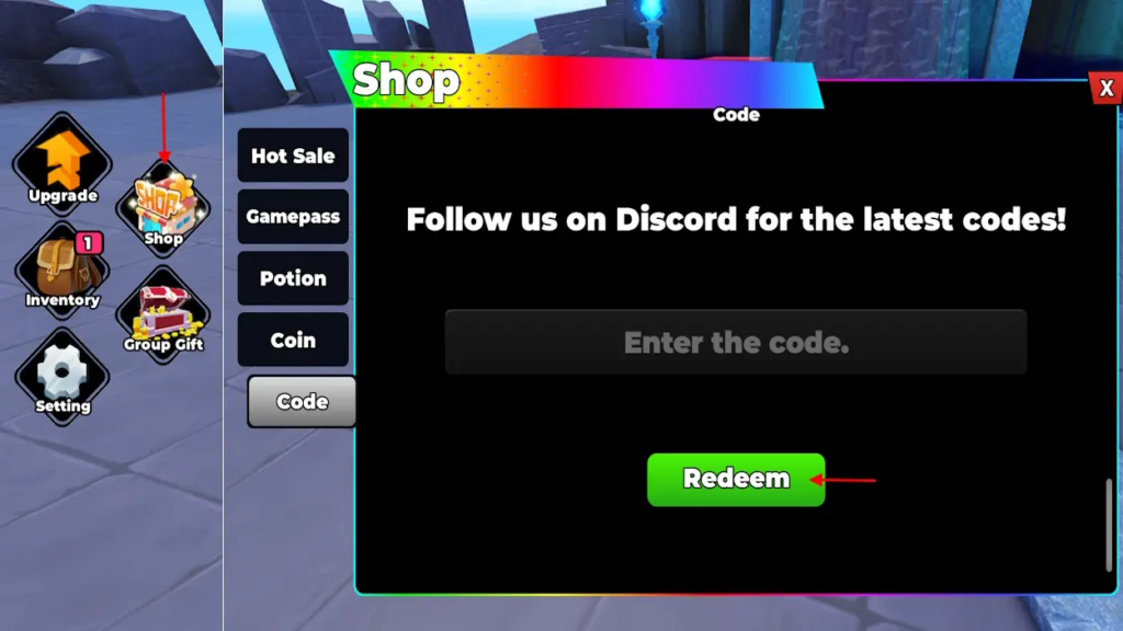how to redeem anime RNG TD games 