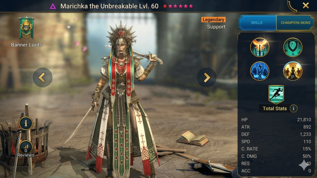 Marichka the Unbreakable: raid shadow legends 