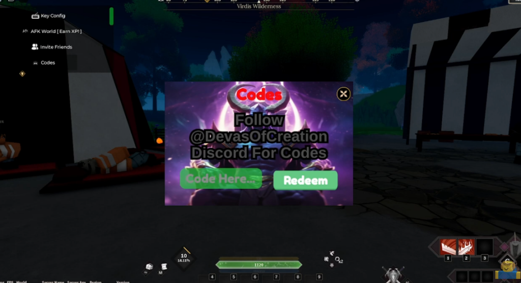 how to redeem Devas of Creation codes