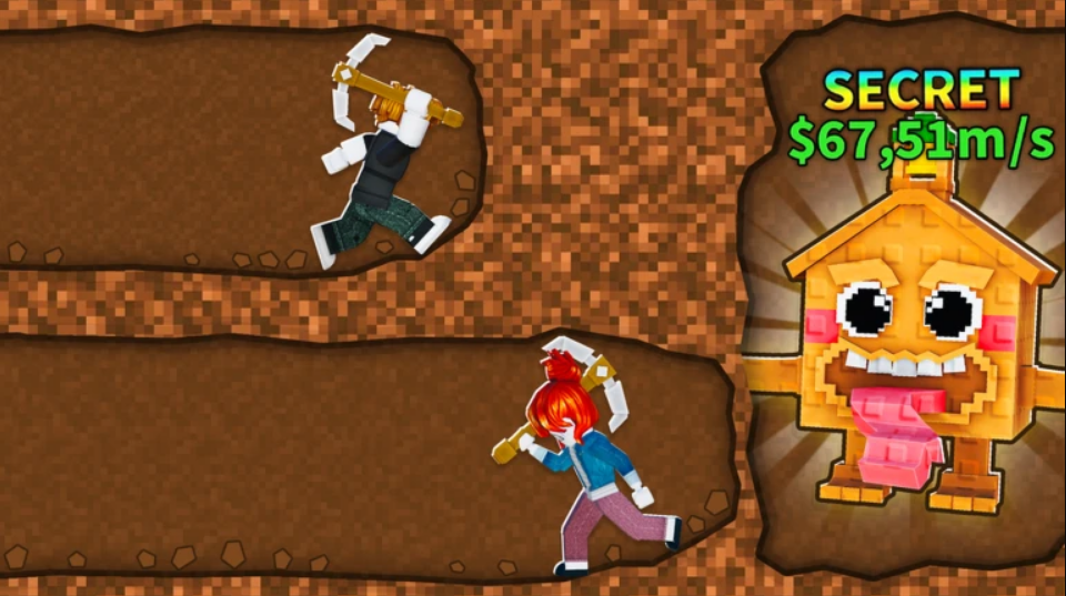Roblox Dig DEEPER for Brainrots game