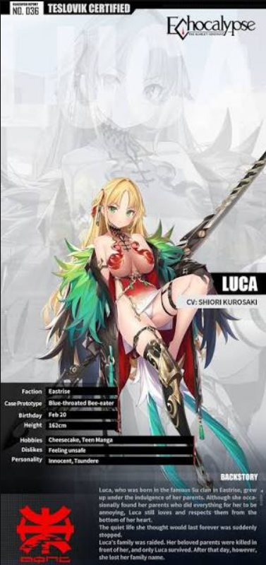Echocalypse Luca