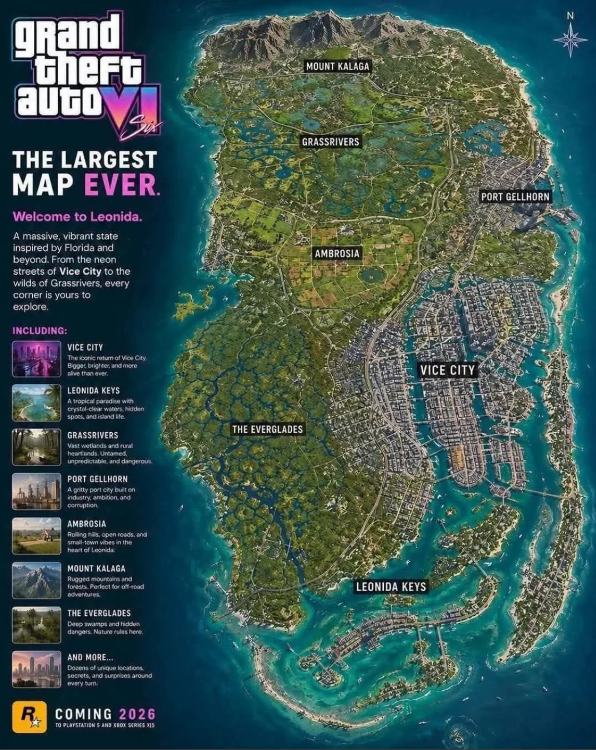 GTA 6 Map