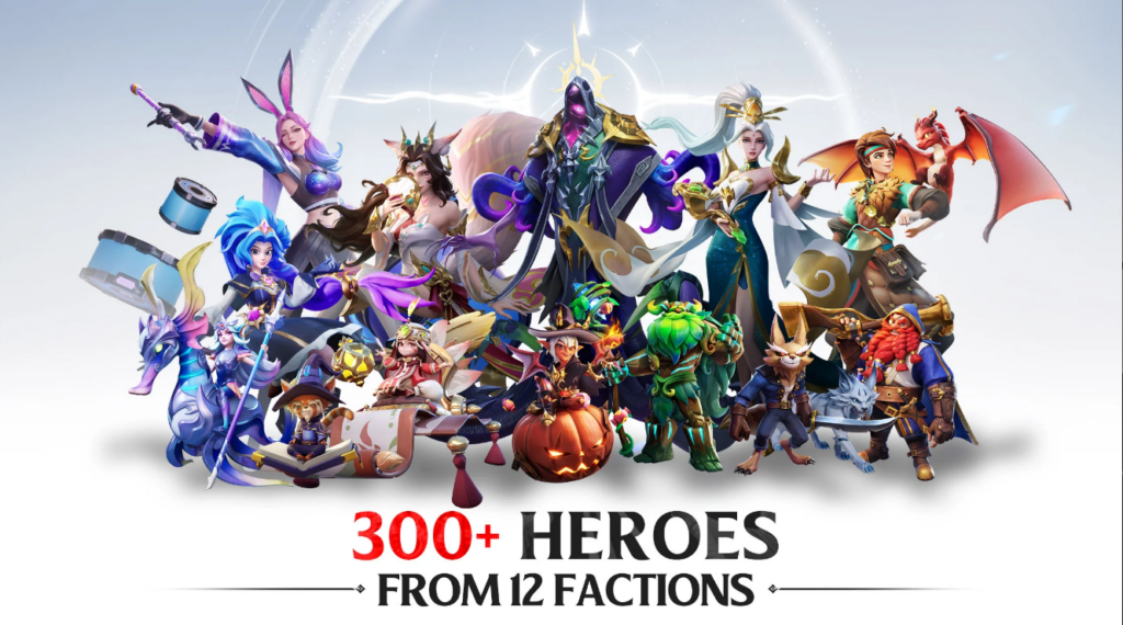 Infinite Magicraid heroes