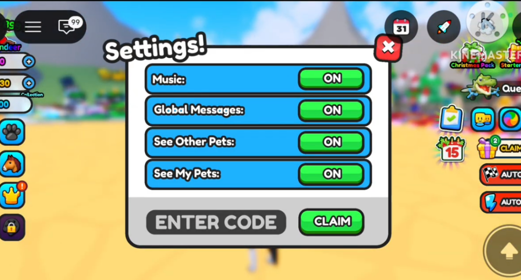 how to redeem horse race codes 