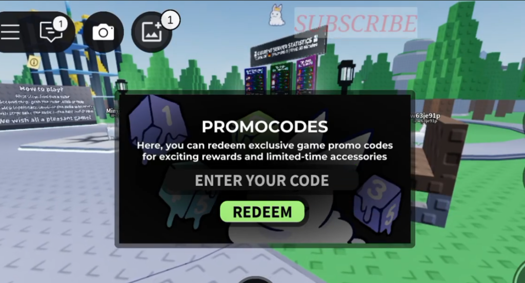 how to redeem Gubby RNG codes 