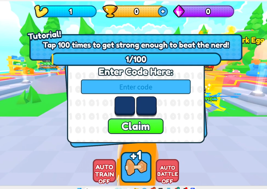how to redeem Gym Showdown Simulator Codes